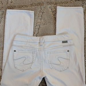 Gleaming White Jeans Size 27 EUC